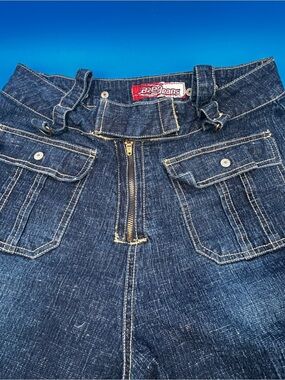 VINTAGE Lazer Jeans Women’s size 14  Dark Wash Denim with Front Zip